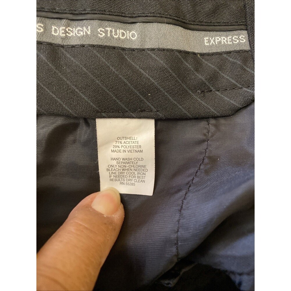 Express Design Studio Editor Black Pleated Front … - image 4